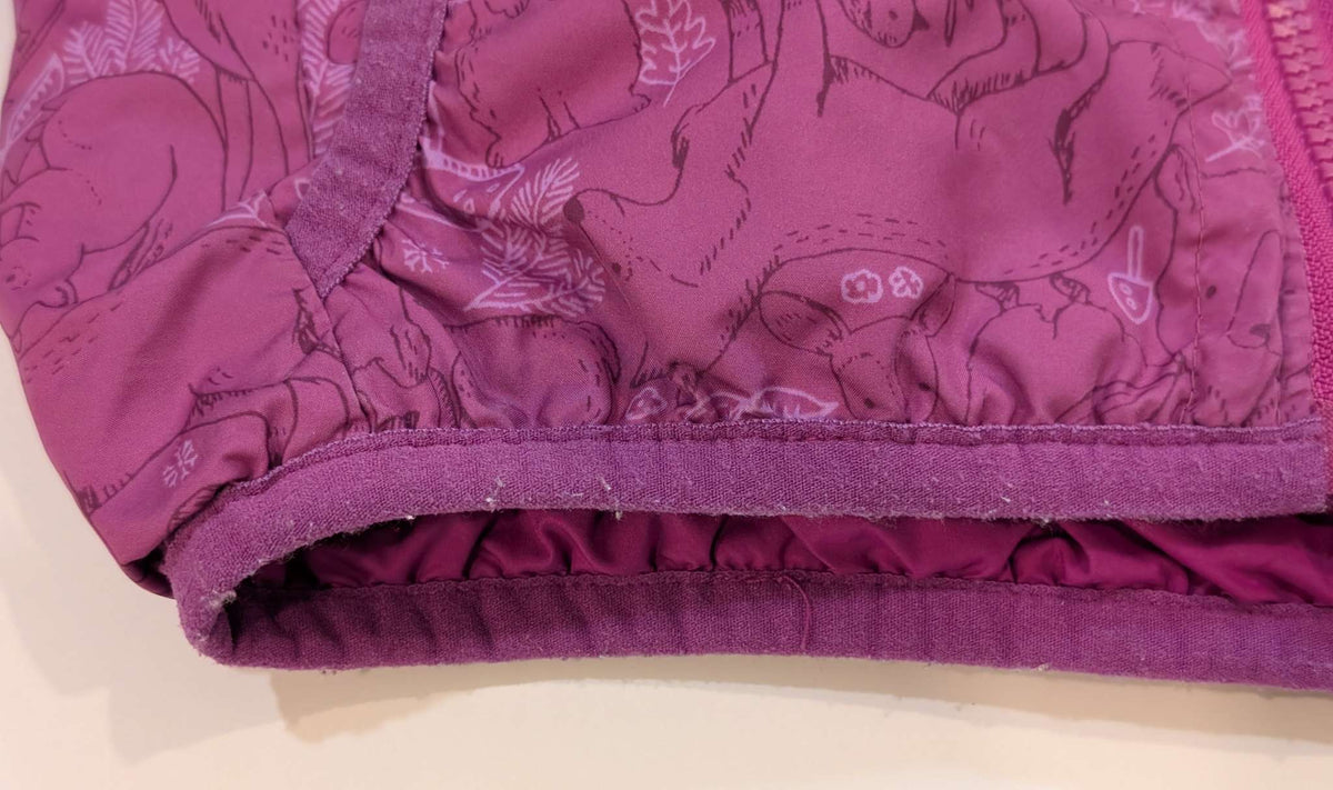 MEC Cocoon Reversible Jacket, Pink, Woodland Pattern, Size 12M, MSRP: $45, Kids 12 Month (9-12M)