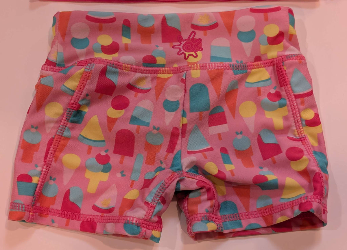 UV Skinz 3 Piece Swimsuit, Ice Cream Pattern, Pink, 2T, Kids 2T