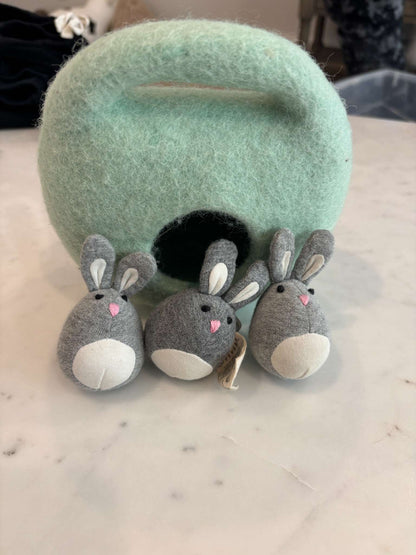 Lovevery Bunnies in a Nest