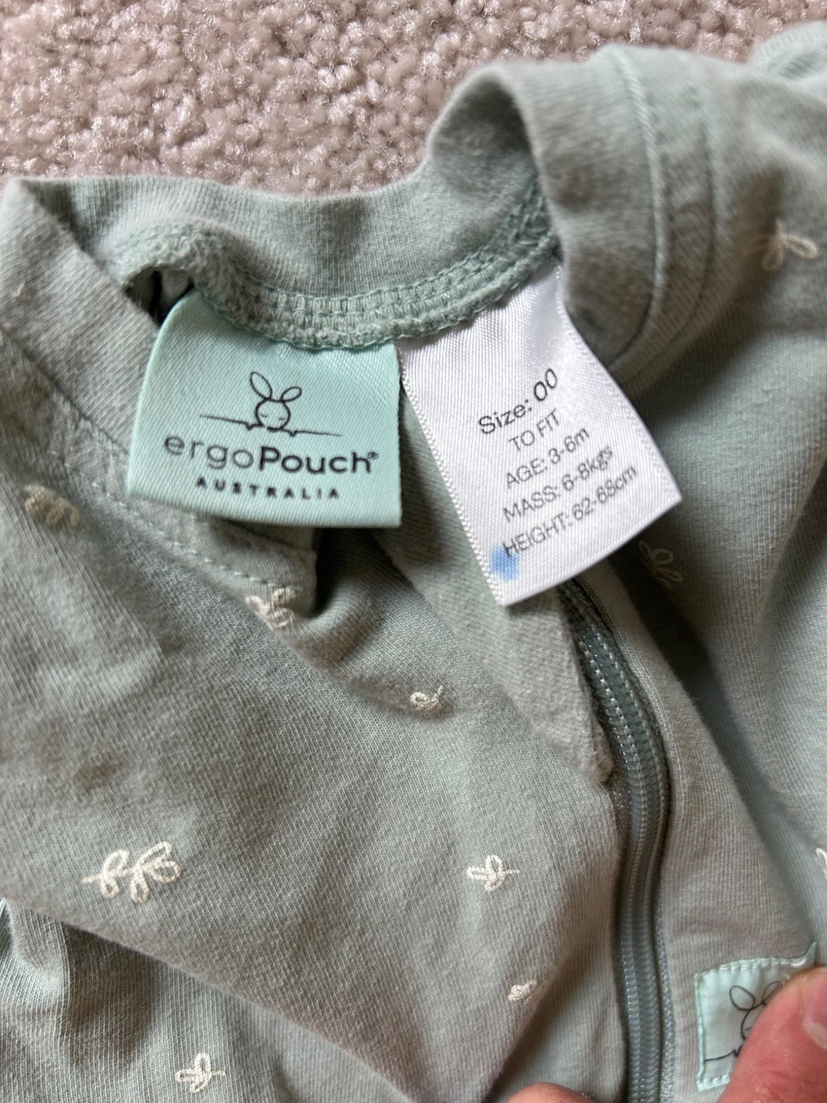 Newborn 0-3m light sleep sacks - Ergo Pouch and Perlim Pin Pin, 0-3 Months (Newborn)