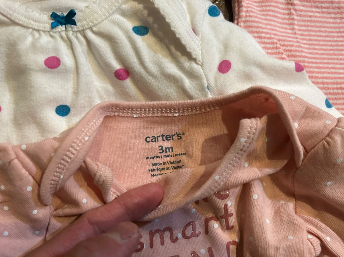 3m bundle long sleeve onesies , Kids 3 Month (0-3M)