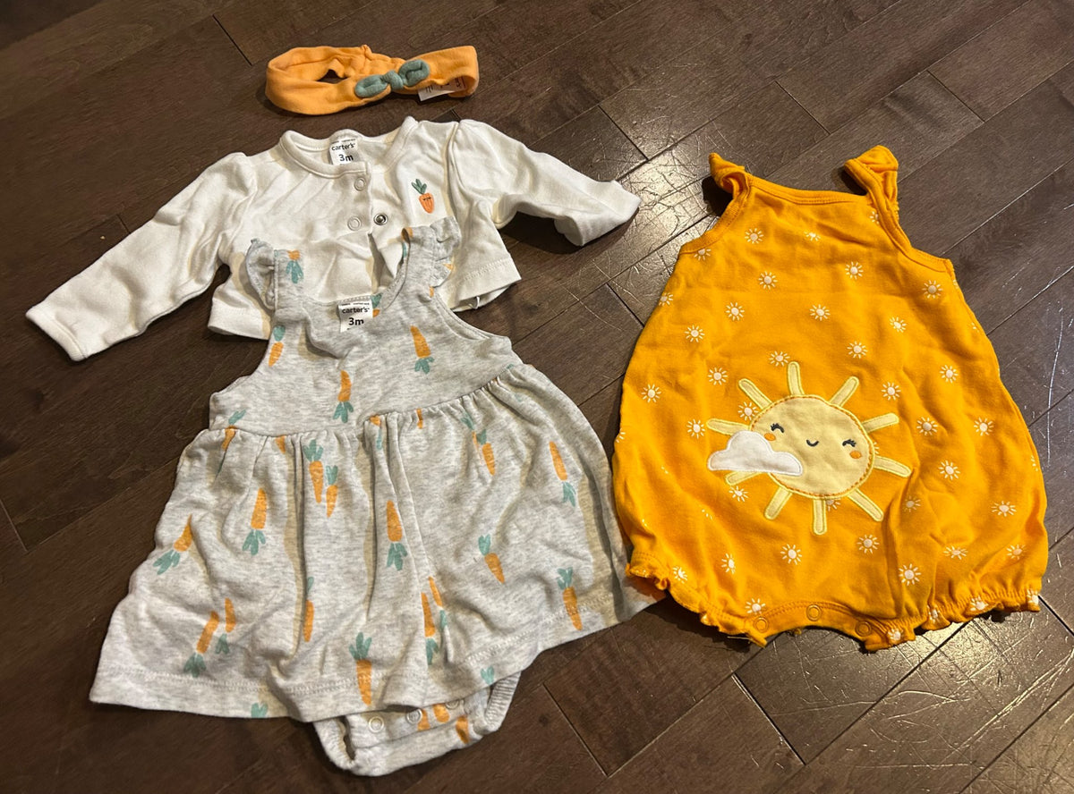 3m Easter Spring Outfits, Kids 3 Month (0-3M)
