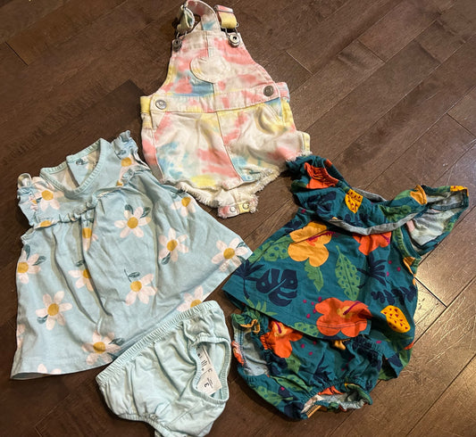 0-3m summer outfit bundle, Kids 3 Month (0-3M)