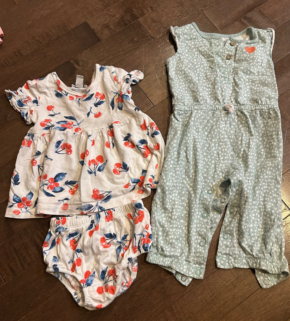 3-6m cute outfit bundle for spring , Kids 6 Month (3-6M)