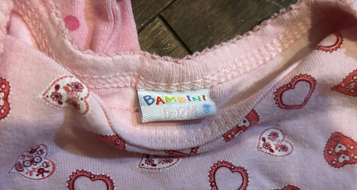 4x girls pink onesie bundle 6m, Kids 6 Month (3-6M)