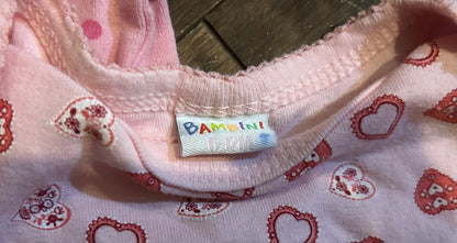 4x girls pink onesie bundle 6m, Kids 6 Month (3-6M)