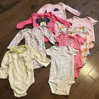 3-6m onesie set , Kids 6 Month (3-6M)