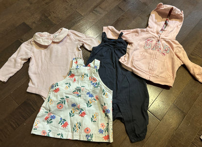 3-6m girls spring summer outfit , Kids 6 Month (3-6M)