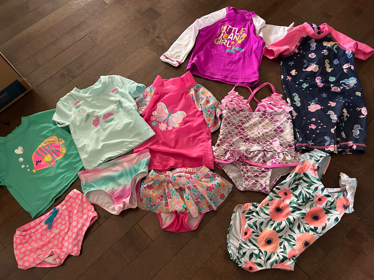 6-12m swim bundle for girls , Kids 18 Month (12-18M)