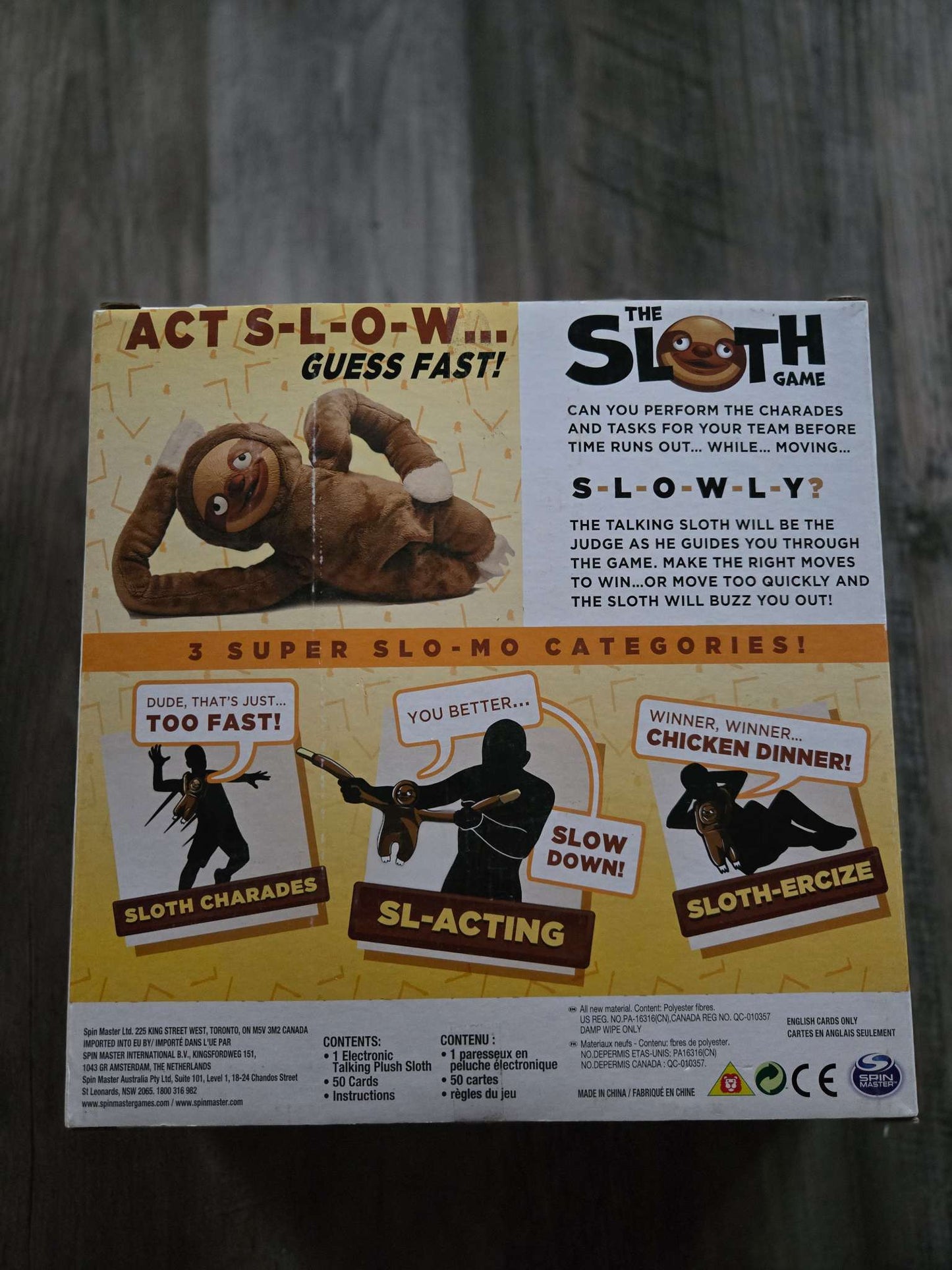 The Sloth Game