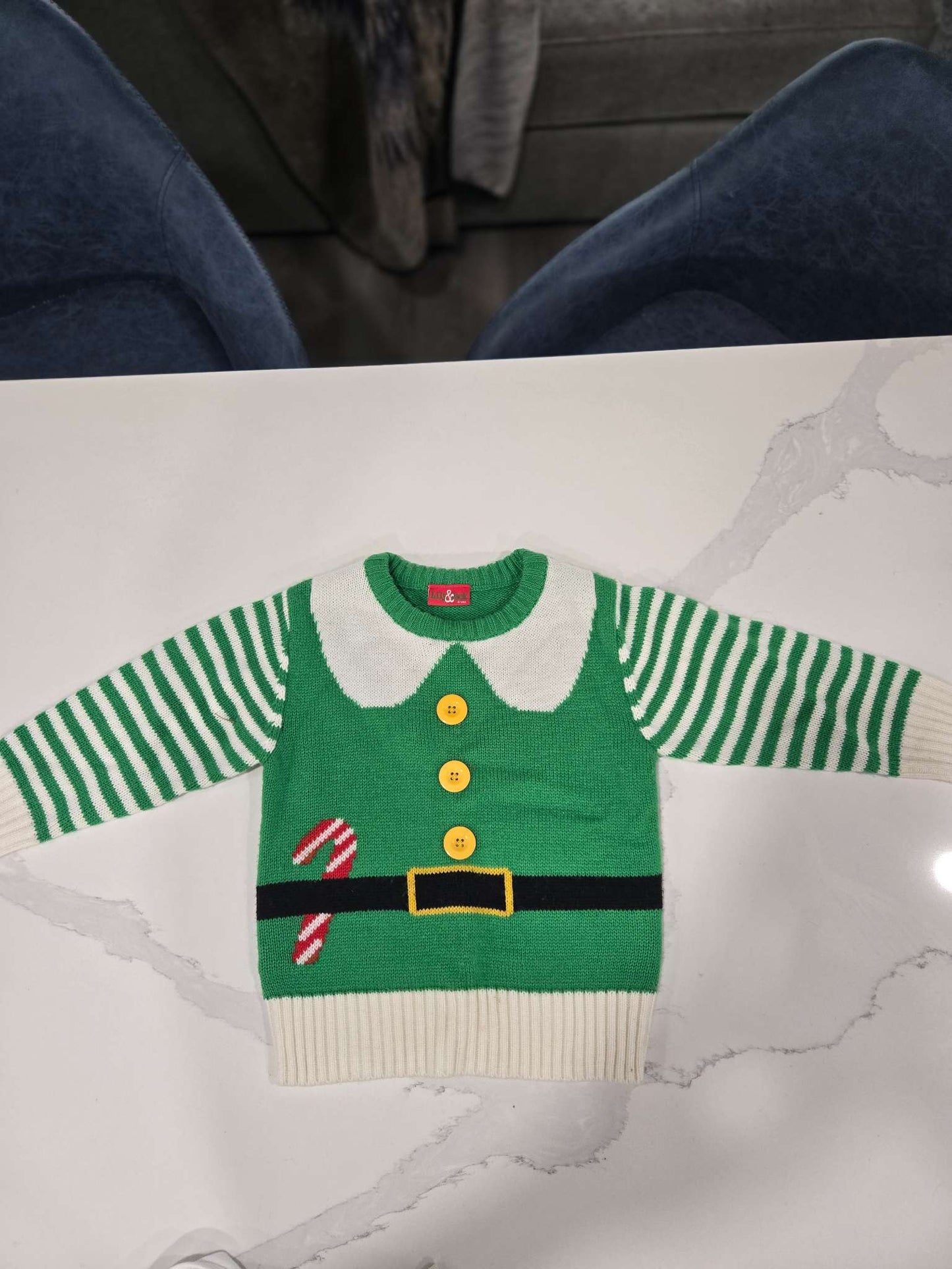Elf knit sweater , Kids 4/4T