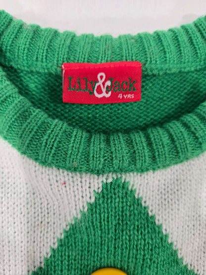 Elf knit sweater , Kids 4/4T