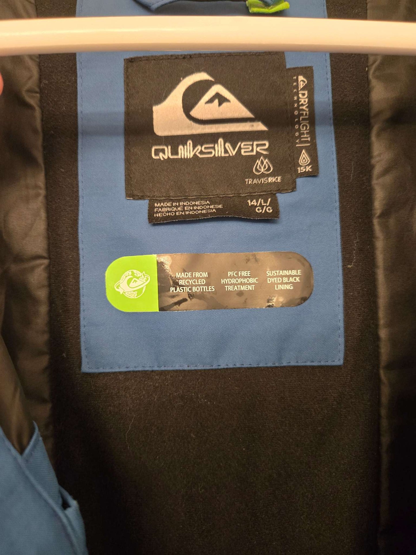 Quicksilver T. Rice youth snowboard jacket, Kids 14