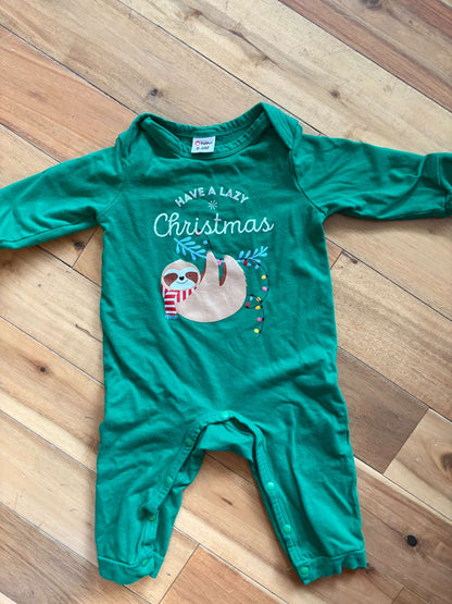 6-9 Month Lazy Sloth Christmas Romper from Patpat, Kids 9 Month (6-9M)