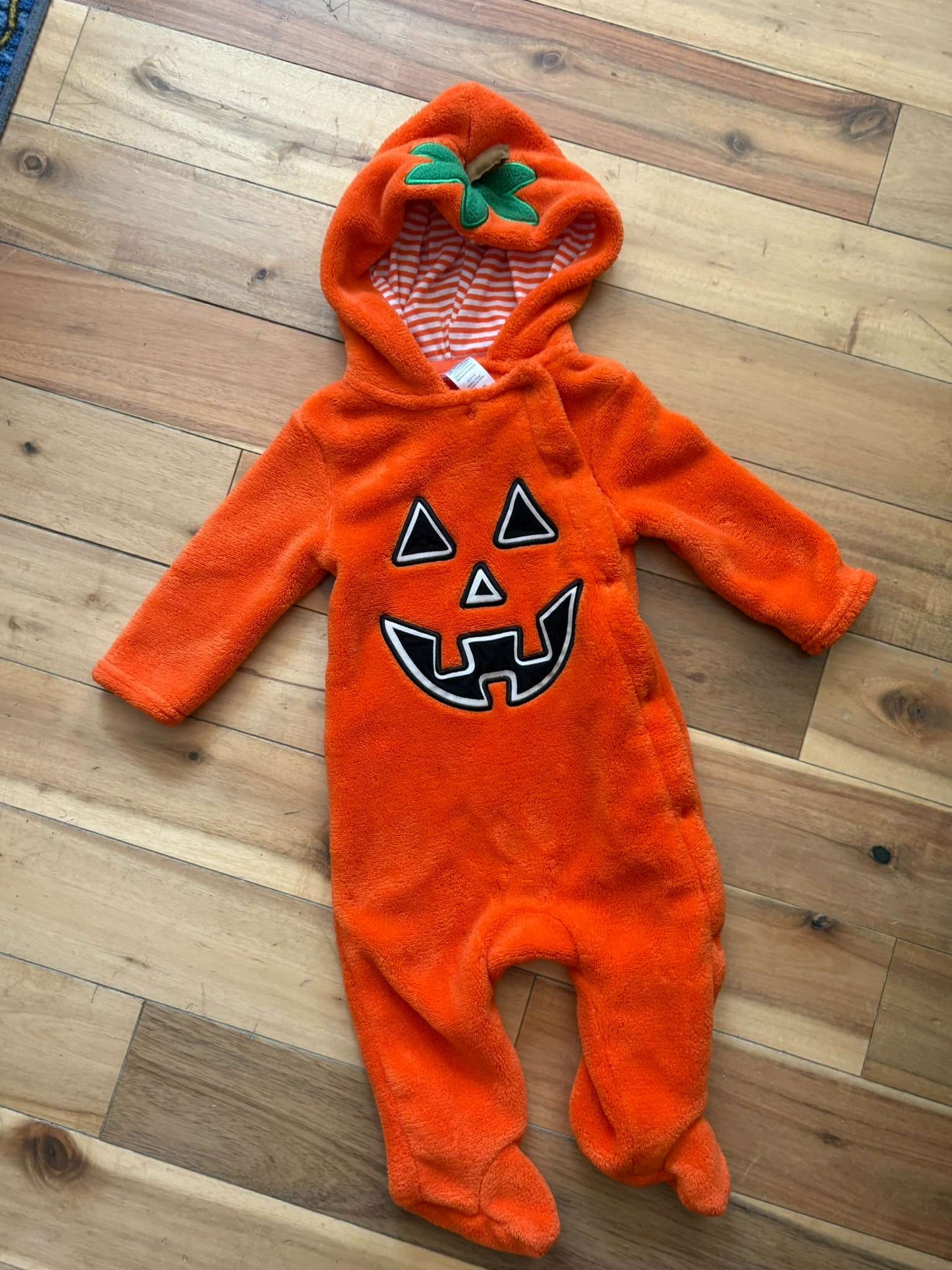 6-9M Pumpkin Bunting Suit, Kids 9 Month (6-9M)