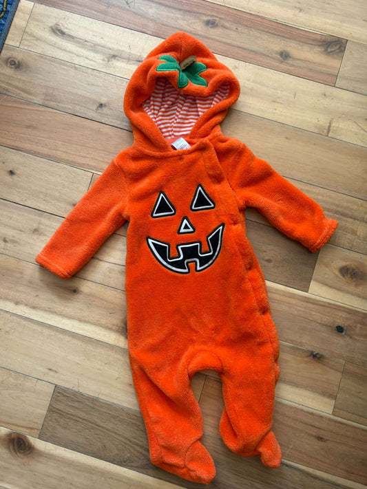 6-9M Pumpkin Bunting Suit, Kids 9 Month (6-9M)