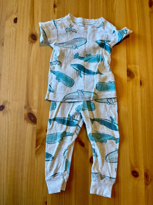 18m Carter’s Whale PJs, Kids 18 Month (12-18M)