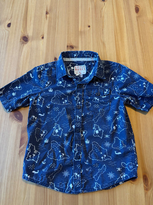 3T Pirate shirt , Kids 3T