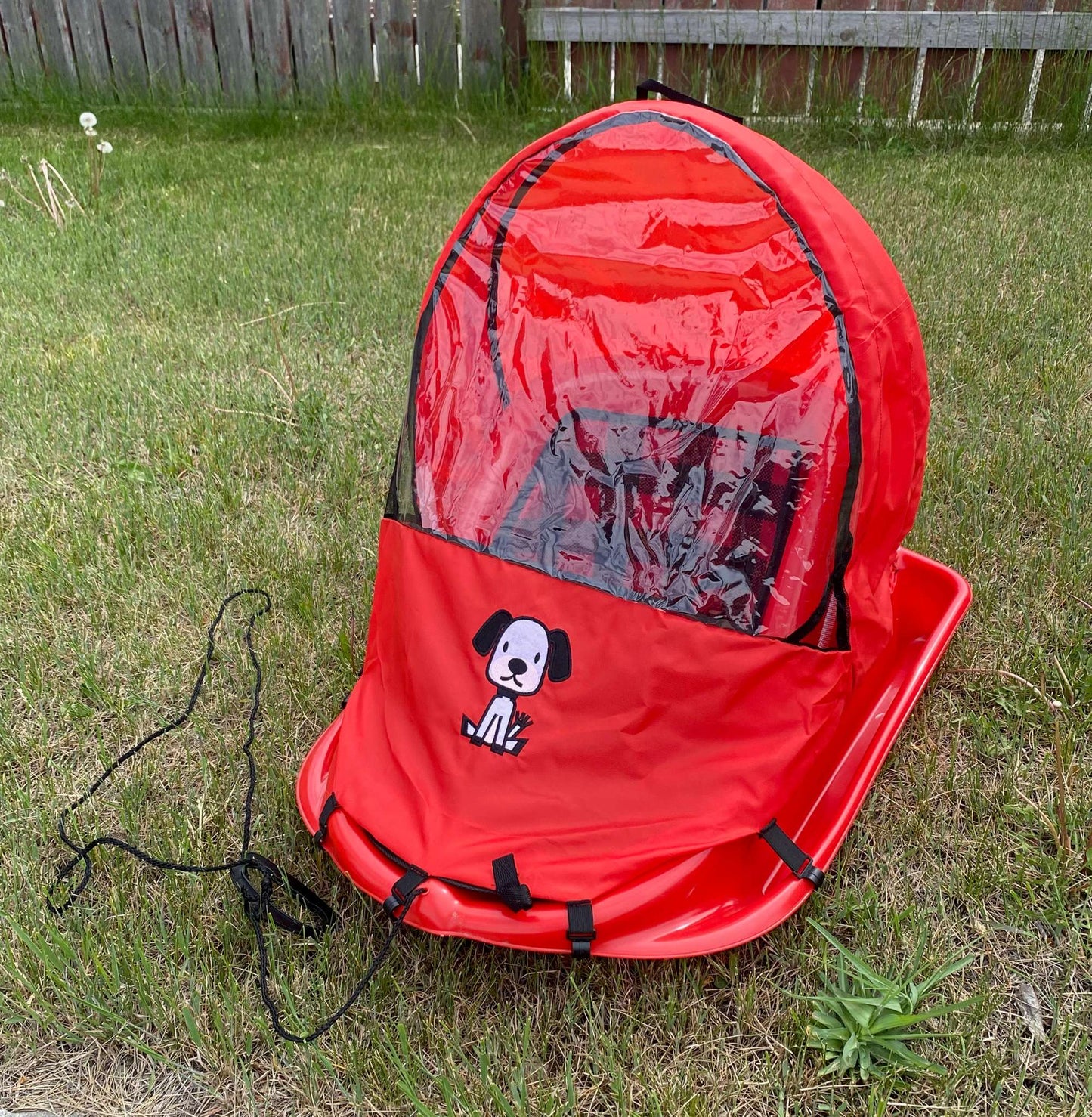 Sled with Cover, Made in Canada, 3 point Harness, Max 30lbs