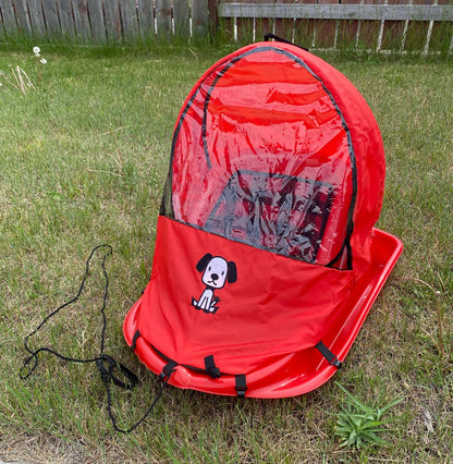 Sled with Cover, Made in Canada, 3 point Harness, Max 30lbs