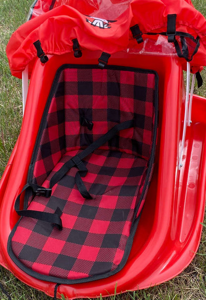 Sled with Cover, Made in Canada, 3 point Harness, Max 30lbs