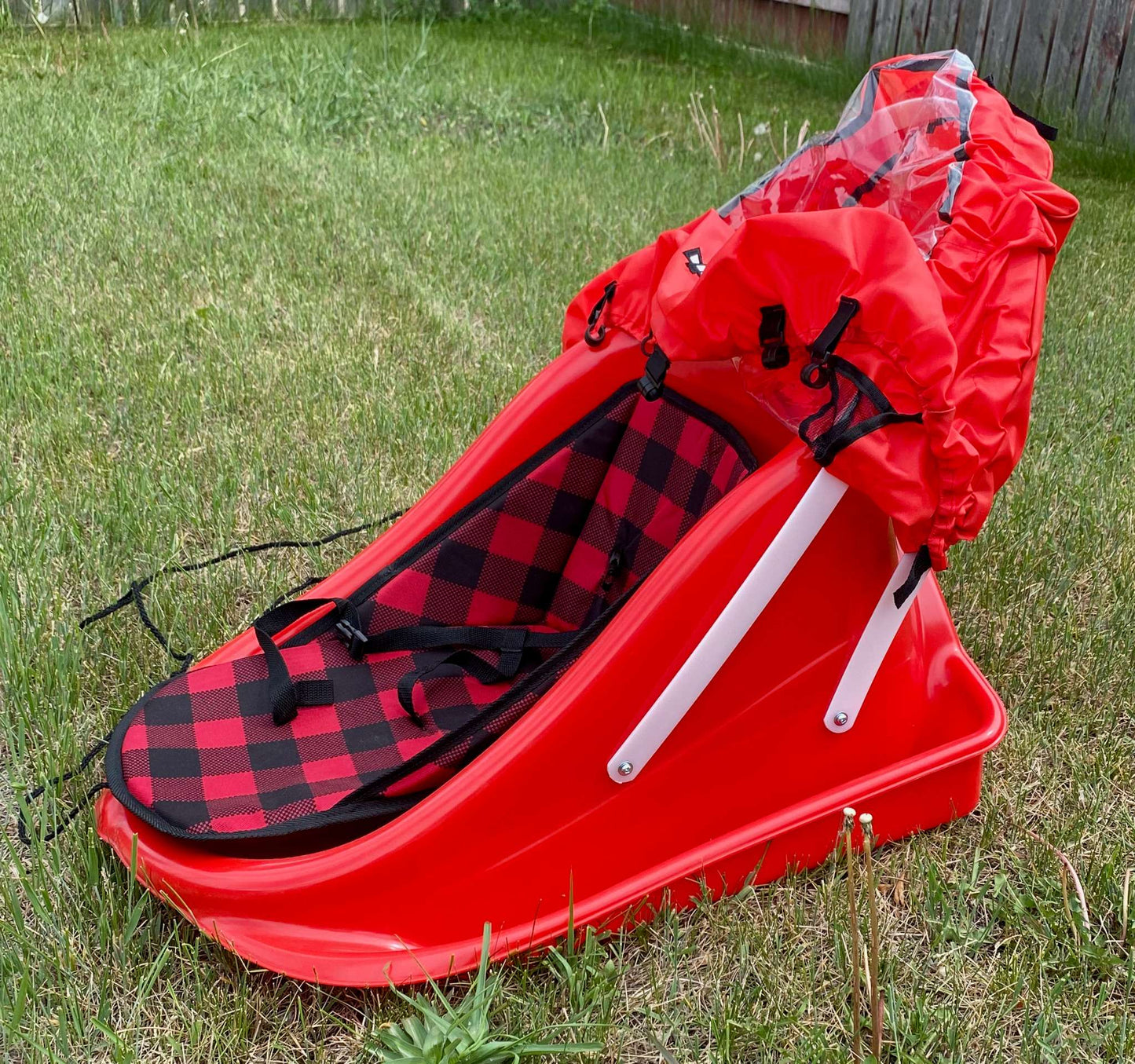 Sled with Cover, Made in Canada, 3 point Harness, Max 30lbs
