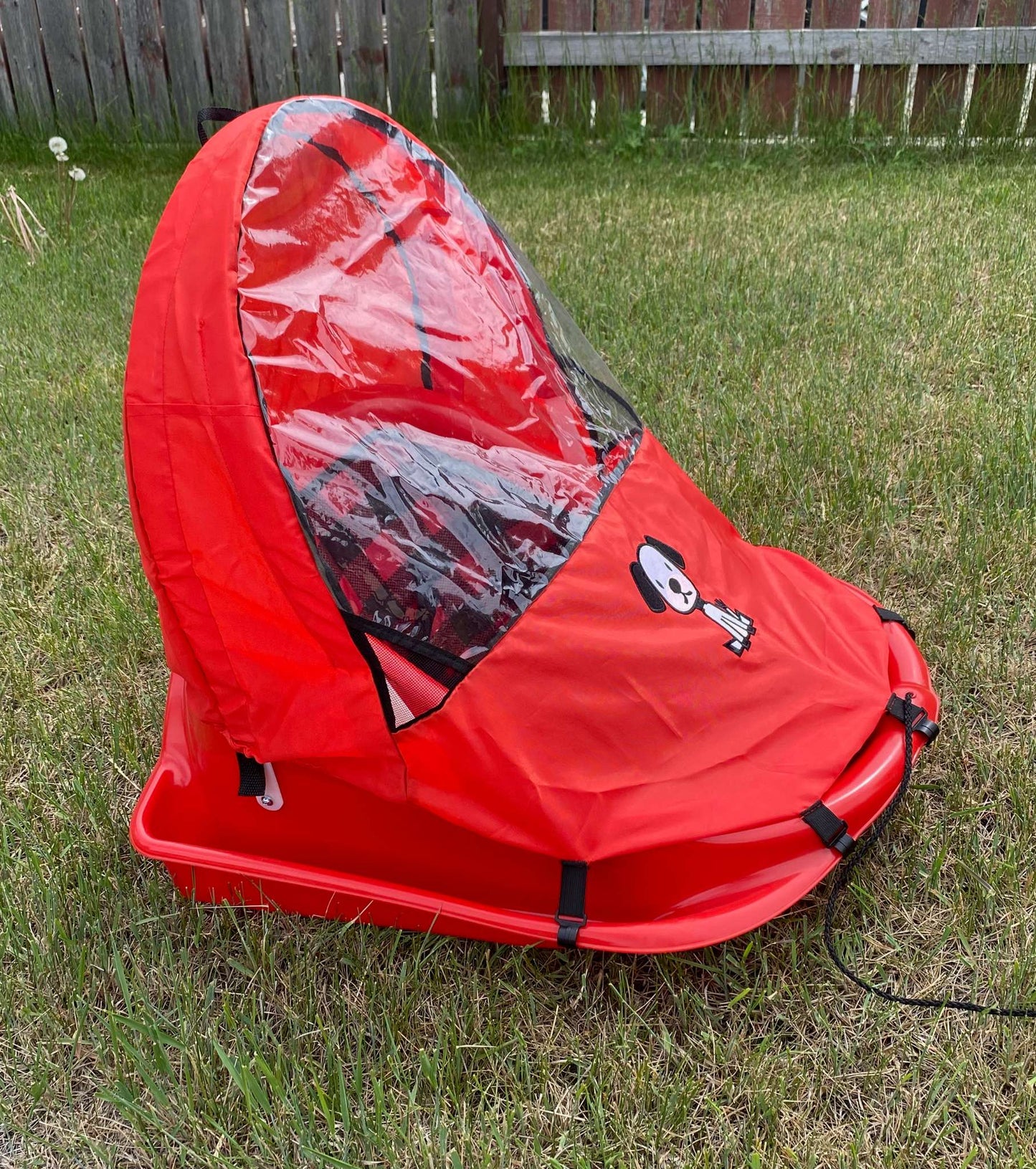 Sled with Cover, Made in Canada, 3 point Harness, Max 30lbs