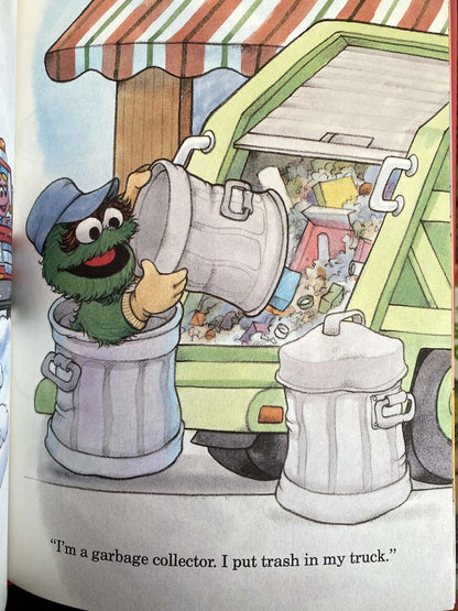 Sesame Street Hard Cover Books, Large Size, 10 total