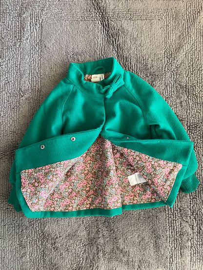 H&M 12-18 month girls green jacket , Kids 18 Month (12-18M)