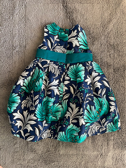 2T Gymboree girls formal dress- blue/teal/white, Kids 2T