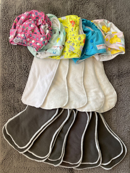 NWOT Cloth diaper set