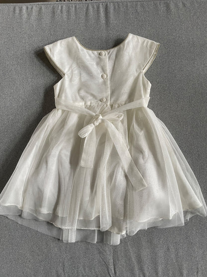 Size 3 girls special occasion dress- cream/gold, Kids 3T