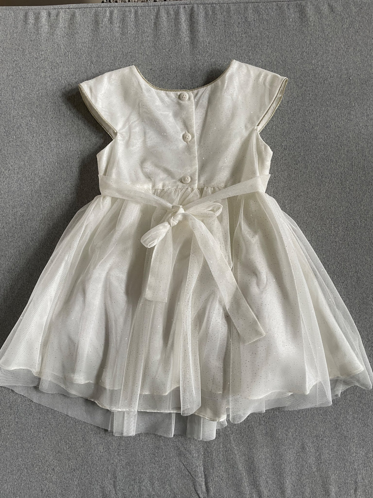 Size 3 girls special occasion dress- cream/gold, Kids 3T