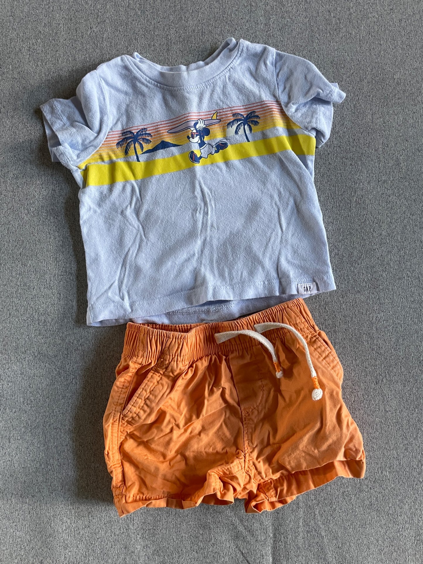 Gap Disney 6-12M boys summer outfit , Kids 9 Month (6-9M)