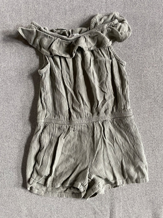 H&M size 3-4 girls green romper , Kids 3T