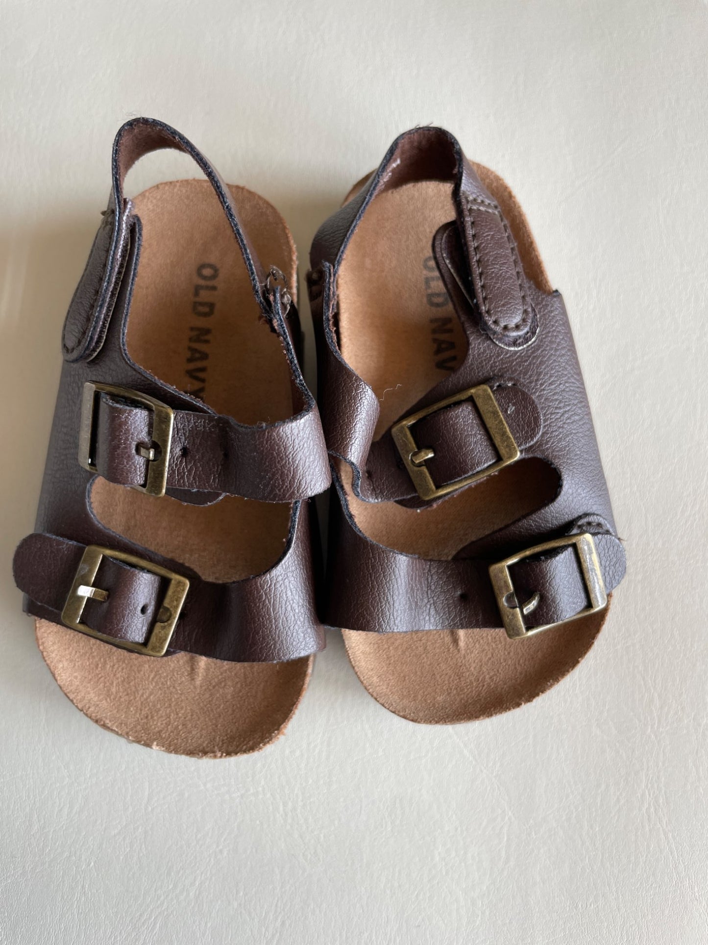 Old navy boys 6-12M brown sandals , Shoes 1 (Baby: 0-12 mth)