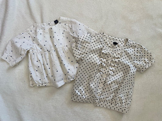 Bundle of 2 Gap and Old Navy girls size 3T dress shirts , Kids 3T