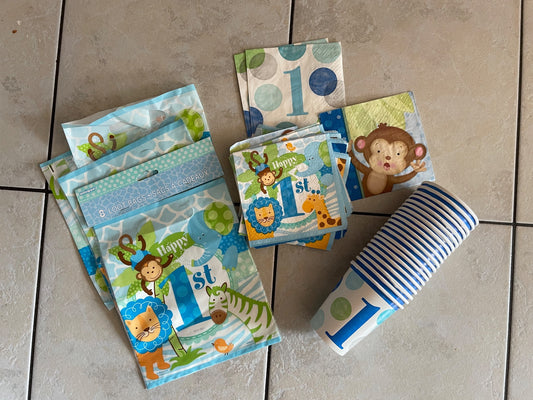 1st birthday party decor (boy)