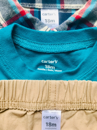 Carter's Shirts and Pants Set Bundle, Retails $32, Kids 18 Month (12-18M)