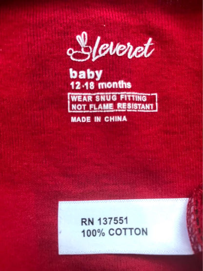 Leveret Zip Footed Sleeper, Retails $46, Kids 18 Month (12-18M)