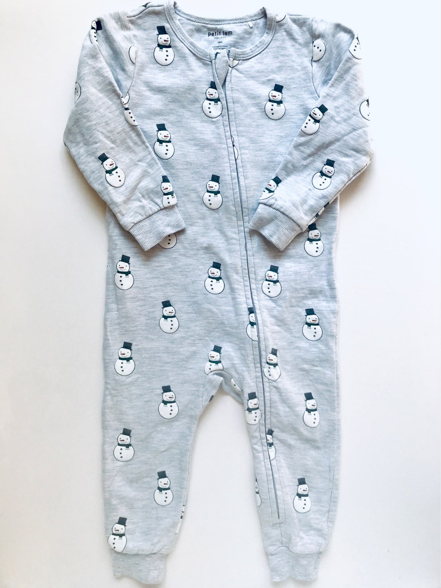 Petit Lem Snowman Romper, Retails $40, Kids 18 Month (12-18M)