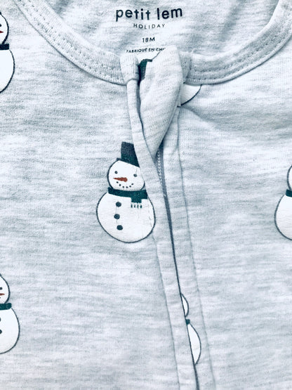 Petit Lem Snowman Romper, Retails $40, Kids 18 Month (12-18M)