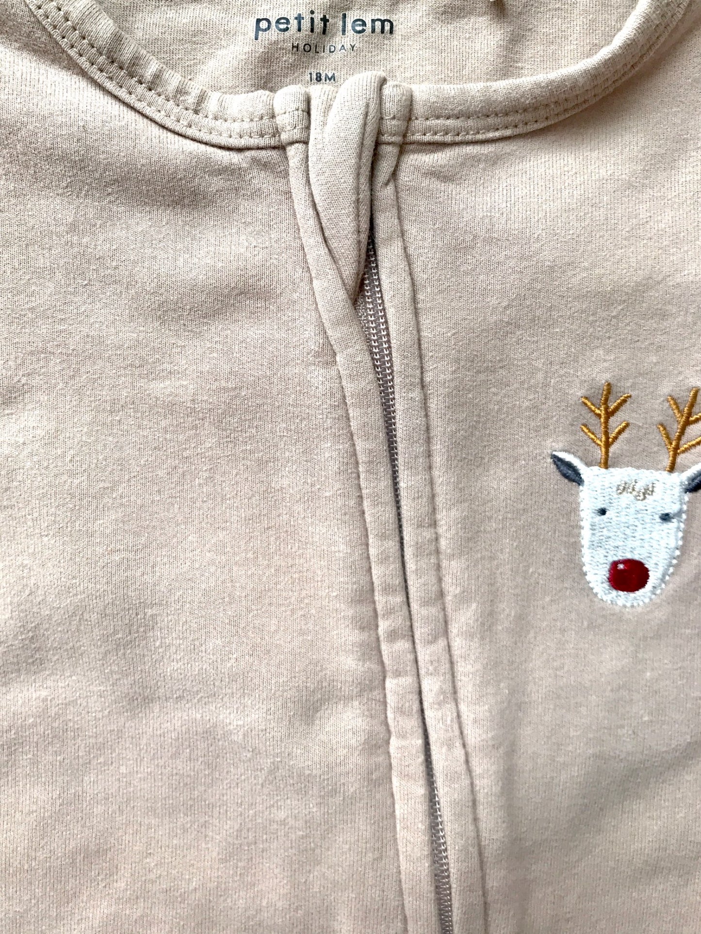 Petit Lem Reindeer Romper, Retails $40, Kids 18 Month (12-18M)
