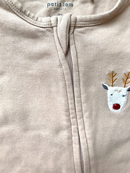 Petit Lem Reindeer Romper, Retails $40, Kids 18 Month (12-18M)