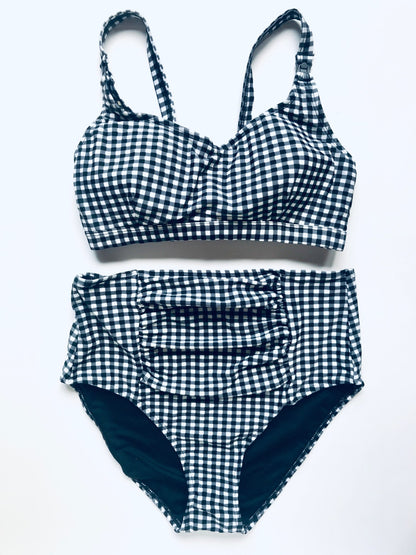 Ripe Maternity Gingham Nursing Bikini, Retails $79.95, Maternity XS (0-2)