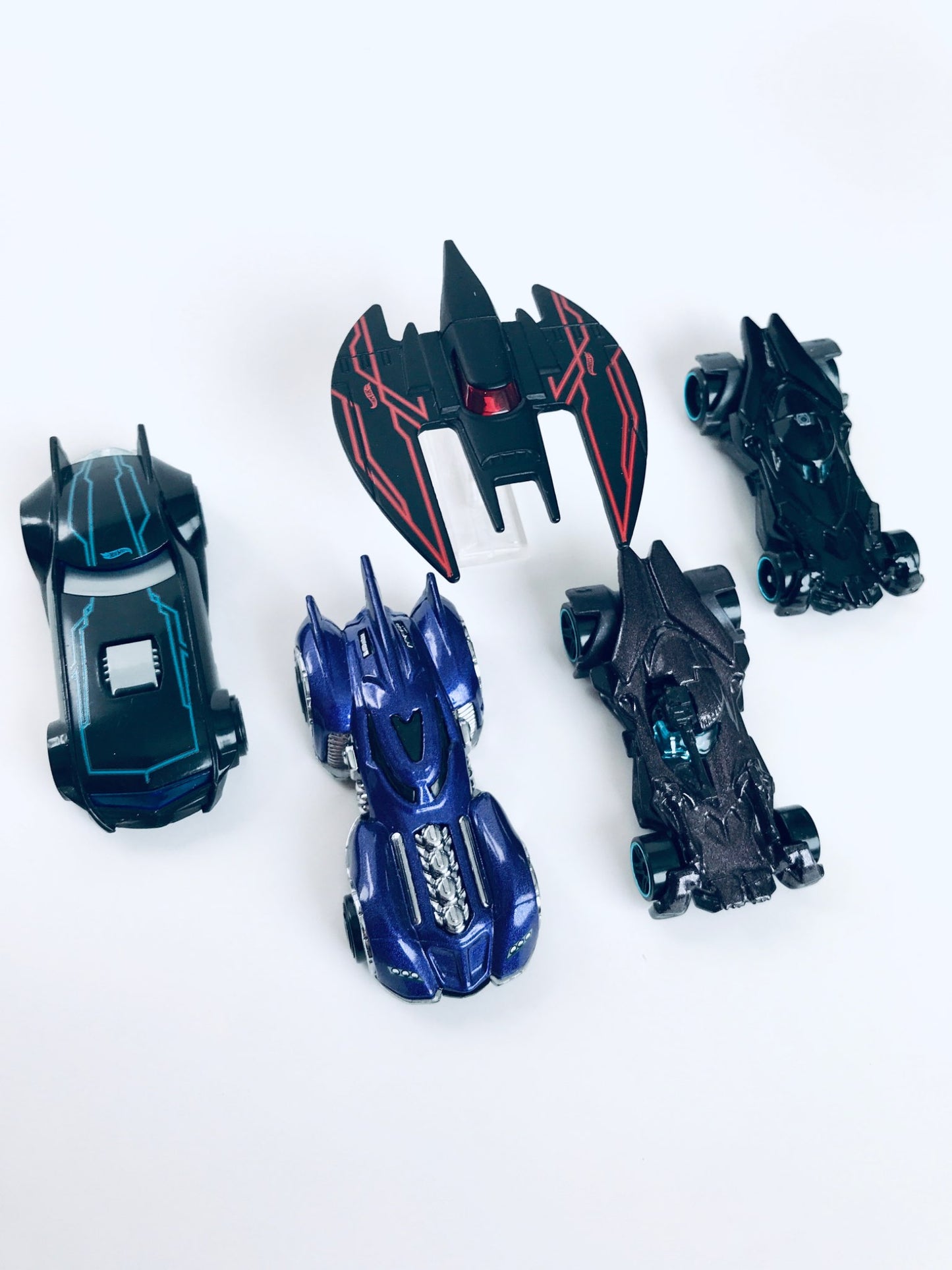 Hot Wheels Die-Cast Batmobiles and Batwing