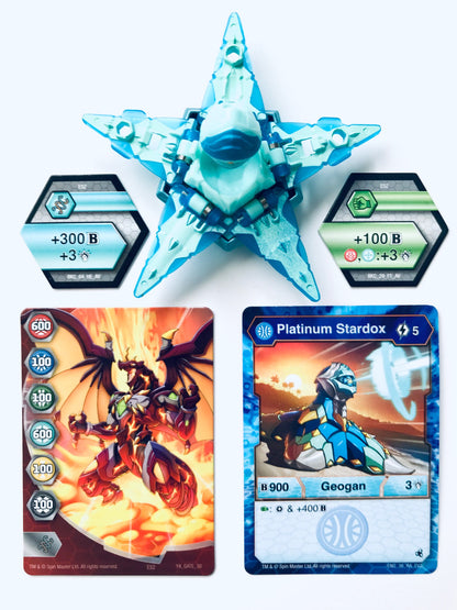 Bakugan Evolutions Platinum Stardox Geogan, Retails $13.58