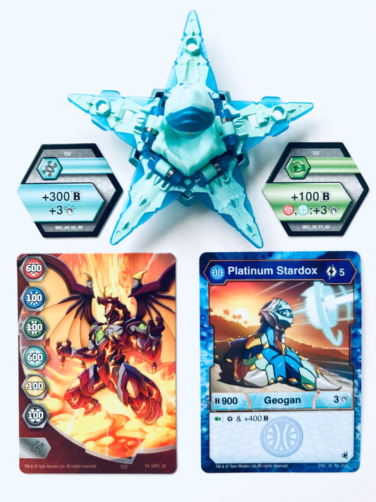 Bakugan Evolutions Platinum Stardox Geogan, Retails $13.58