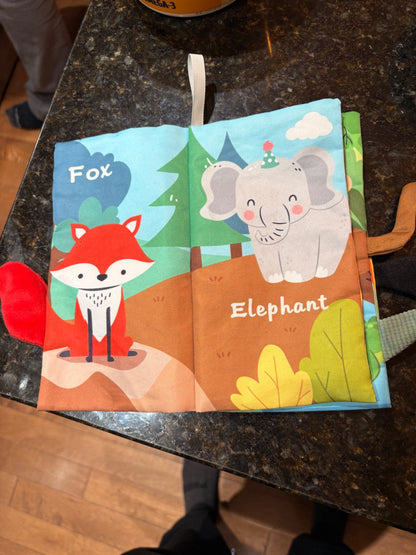 Soft baby texture and sound book