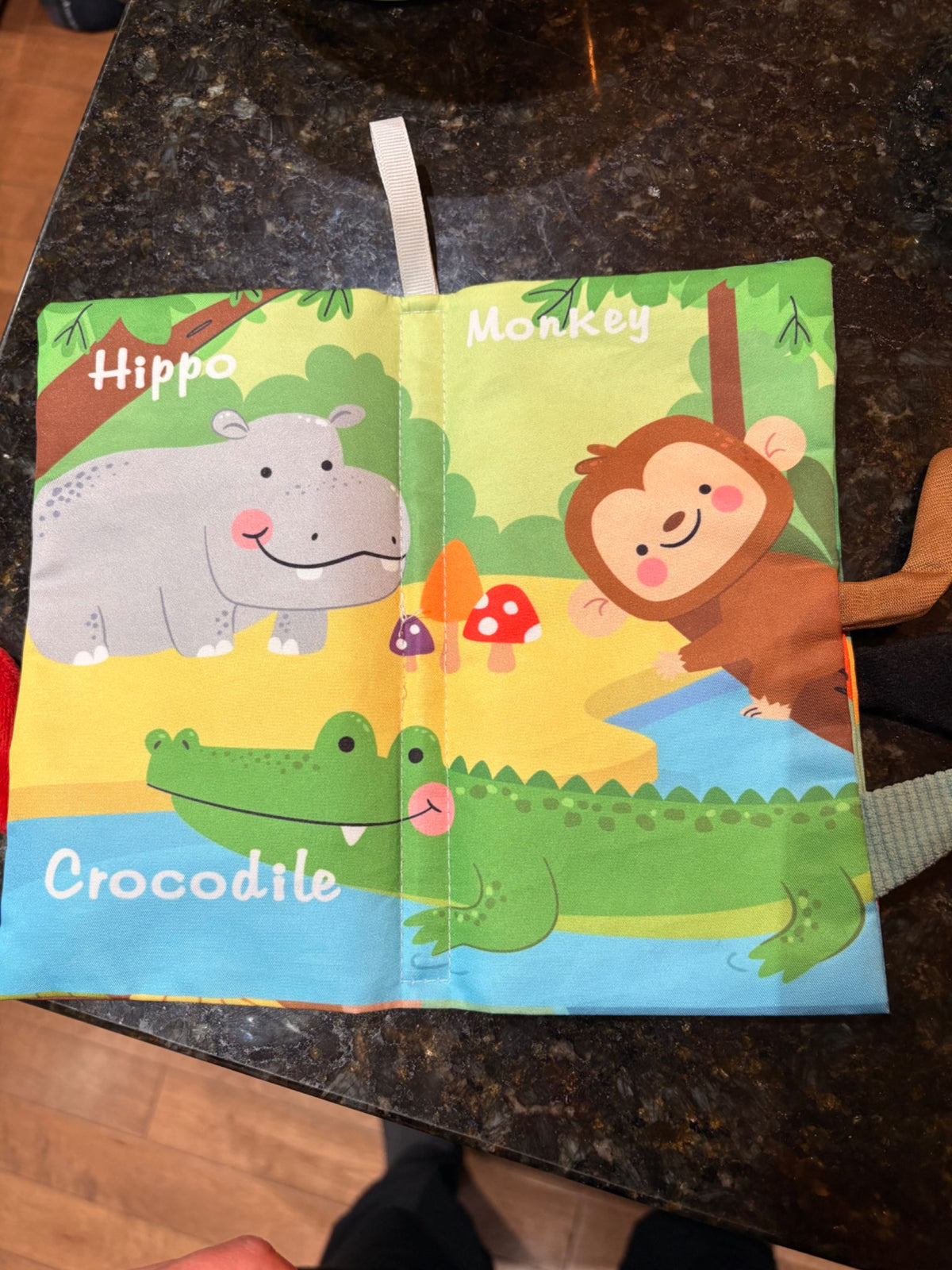 Soft baby texture and sound book